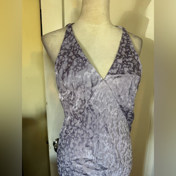 NWT Topshop Lavender Leopard Print Maxi Dress Backless Sun dress summer beach - Picture 3 of 13